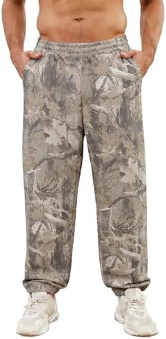 Amazon.com: MSBESYOR Mens Baggy Camo Graphic Print Sweatpants